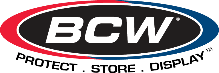 Logo producenta kart kolekcjonerskich BCW oficjalnego partnera sklepu z kartami Big Cards