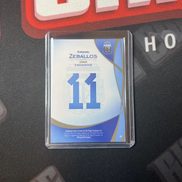 Ezequiel Zeballos - Topps Argentina Lineage 2024 - obrazek 2