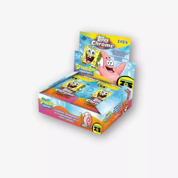 2025 Topps Chrome SpongeBob 25th Anniversary Hobby Box Break #452 - obrazek 2