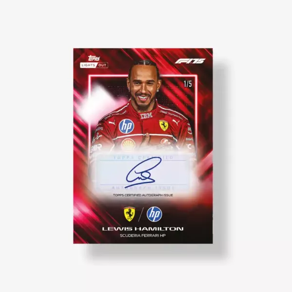 2025 Topps Formula 1 Lights Out Hobby Box - obrazek 3