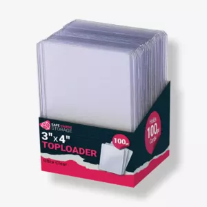 Toploader 100PT Ultra clear 3"x4" 25szt. SCS