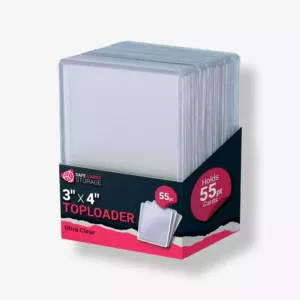 Toploader 55PT Ultra clear 3"x4" 25szt. SCS