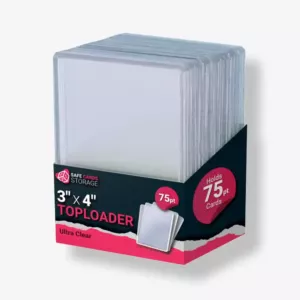 Toploader 75PT Ultra clear 3"x4" 25szt. SCS