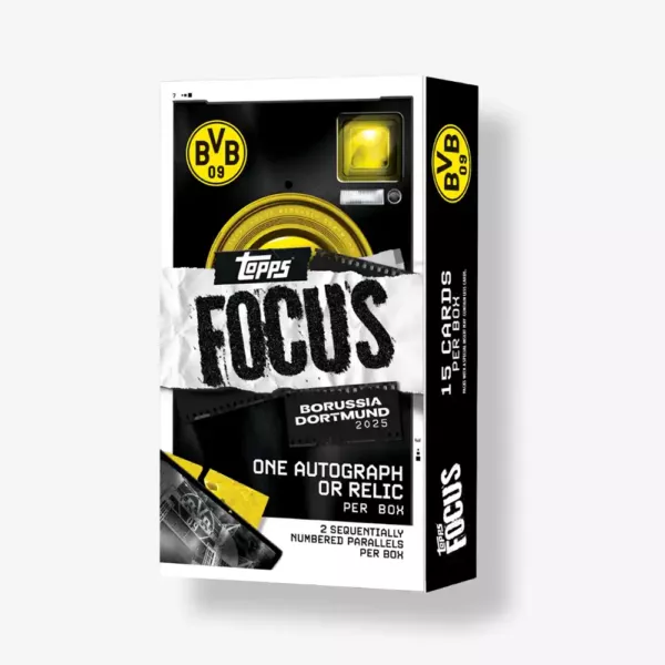 2025-26 Topps Focus Borussia Dortmund Full Case 12x Box Break #494 - obrazek 2