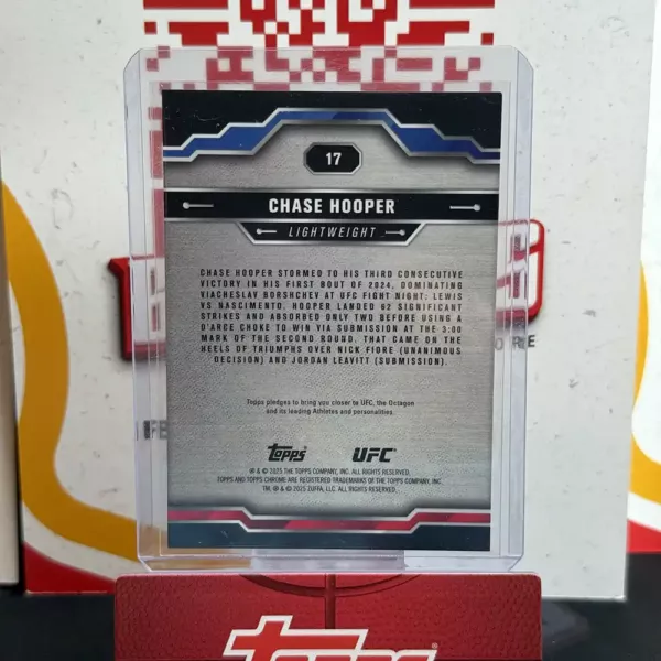 Chase Hooper - Topps Chrome UFC - obrazek 2