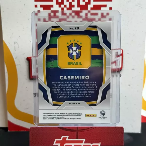 Casemiro - Panini Prizm CONMEBOL Copa America - obrazek 2