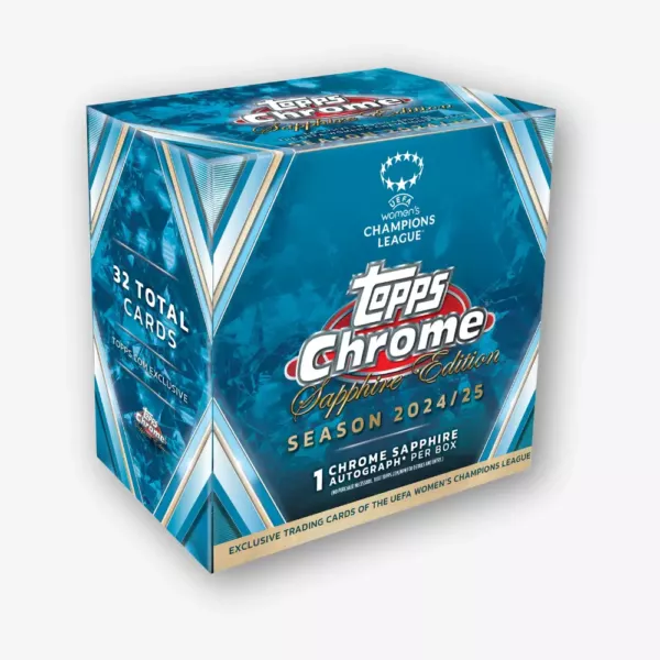 !KAMYK BREAK! 2024-25 Topps Chrome Sapphire UEFA Women's Champions League 2x Hobby Box Break #608 - obrazek 2