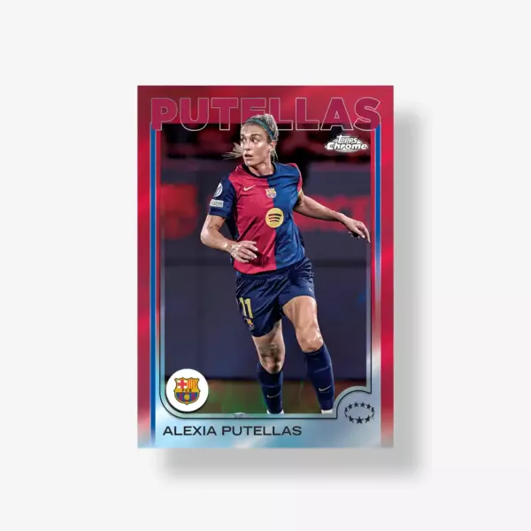 2024-25 Topps Chrome UEFA Women's Champions League Value box - obrazek 4