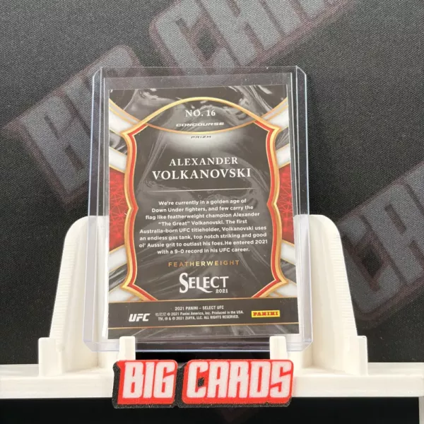 Aleksander Volkanovski - Panini Select UFC - obrazek 2