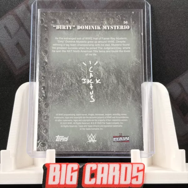 "Dirty" Dominik Mysterio - Topps Chrome WWE - obrazek 2