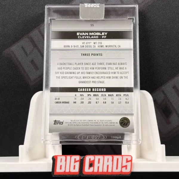 Evan Mobley - Topps Three - obrazek 2