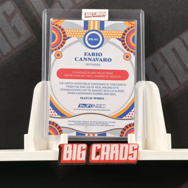 Fabio Cannavaro - Topps Real Madrid Team Set - obrazek 2