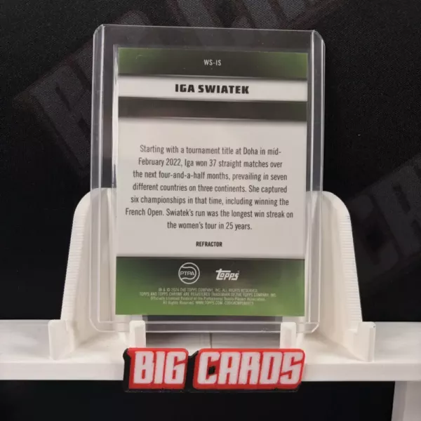 Iga Świątek - Topps Chrome Graphite - obrazek 2