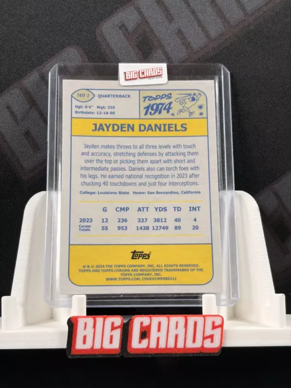 Jayden Daniels - Topps Chrome - obrazek 2