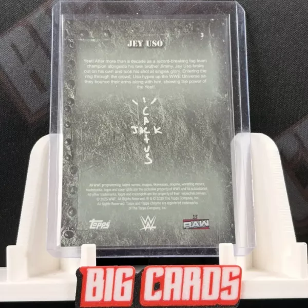 Jey Uso - Topps Chrome WWE - obrazek 2