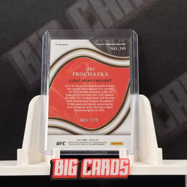 Jiri Prochazka - Panini Select UFC - obrazek 2