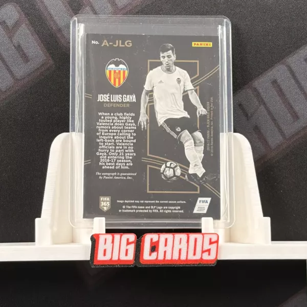 Jose Luis Gaya - Panini Black Gold Soccer - obrazek 2