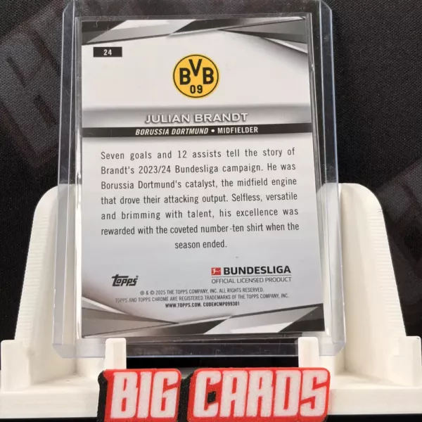 Julian Brandt - Topps Chrome Bundesliga - obrazek 2