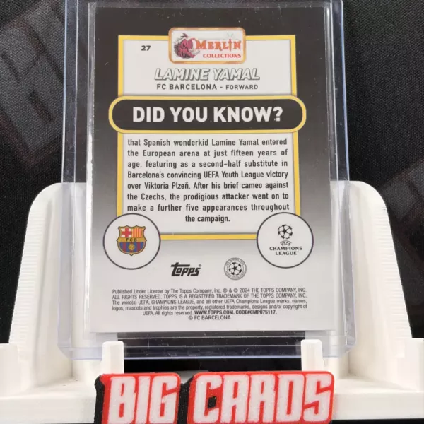 Lamine Yamal - Topps Merlin - obrazek 2