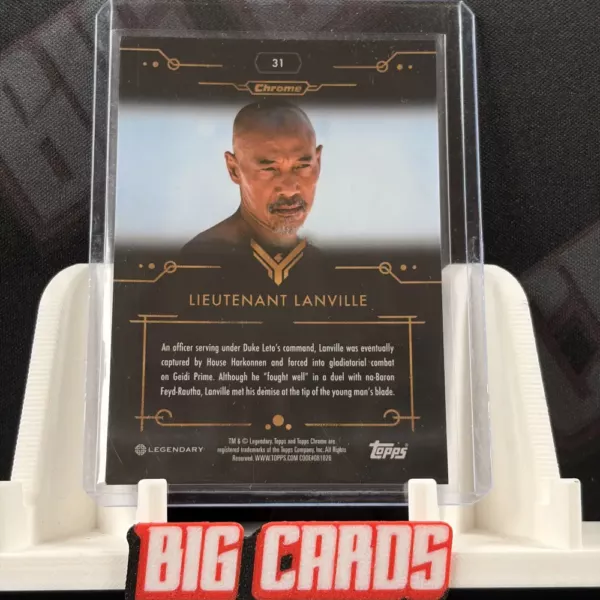 Lieutenant Lanville - Topps Chrome Dune - obrazek 2