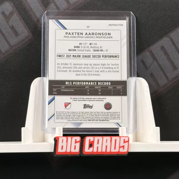 Paxten Aaronson - Topps Finest - obrazek 2