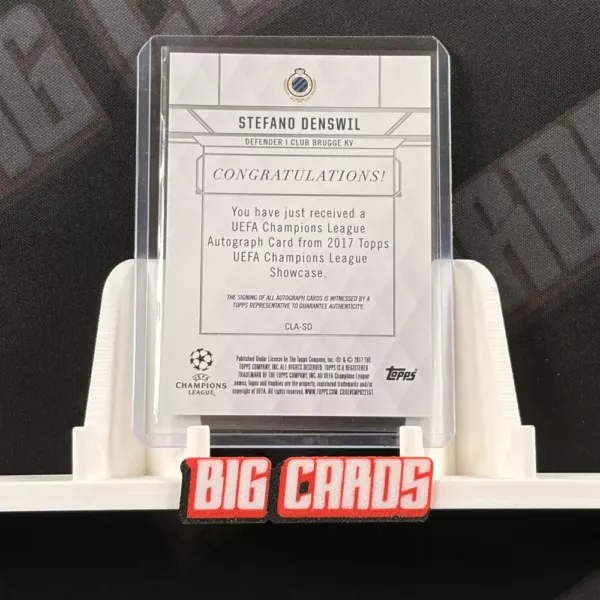 Stefano Denswil - Topps UEFA Champions League Showcase - obrazek 2