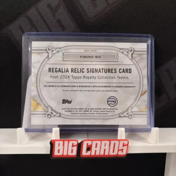 Yibing Wu - Topps Royalty Collection Tennis - obrazek 2
