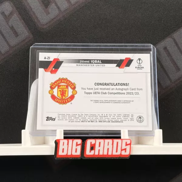 Zidane Iqbal - Topps UEFA Club Competitions 2022/23 - obrazek 2