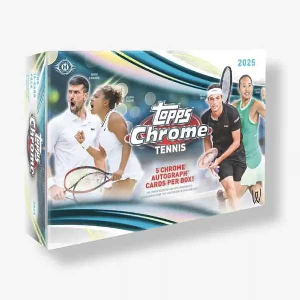2025 Topps Chrome Tennis 2x Hobby Box + 1x Breakers Delight Box Break #595 - obrazek 2