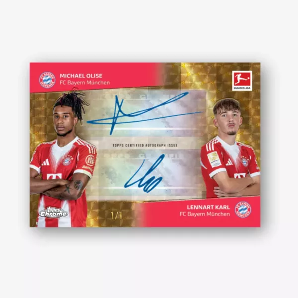 2025-26 Topps Chrome Bundesliga Hobby Box - obrazek 3