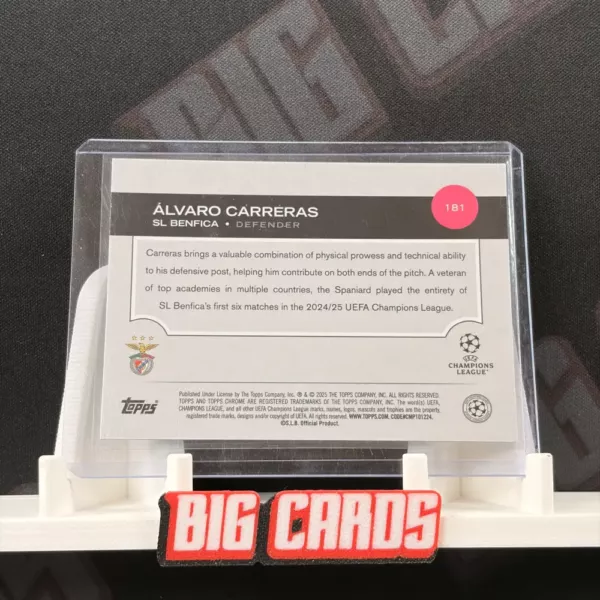 Alvaro Carreras - Topps Chrome - obrazek 2