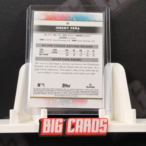 Jeremy Pena - Topps Inception Baseball - obrazek 2