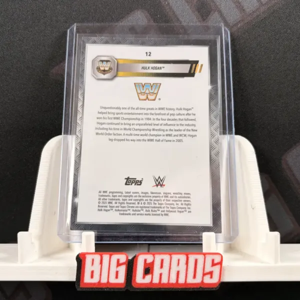 Hulk Hogan - Topps Chrome WWE - obrazek 2