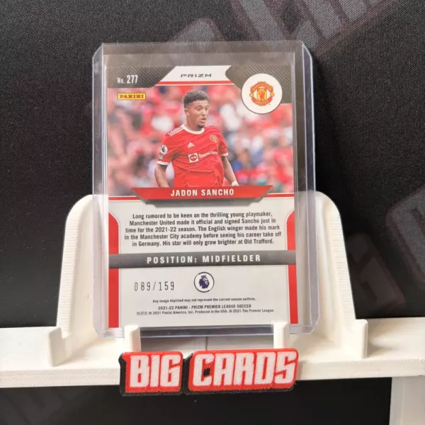 Jadon Sancho - Panini Prizm - obrazek 2