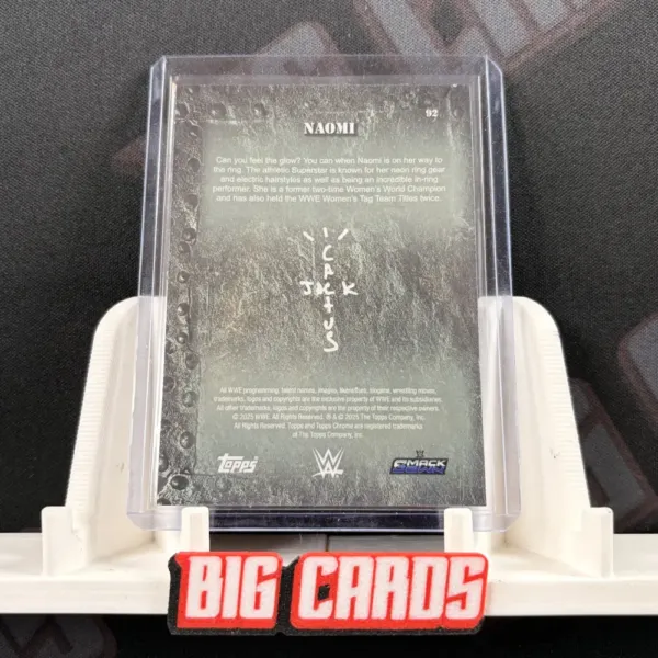 Naomi - Topps Chrome WWE - obrazek 2