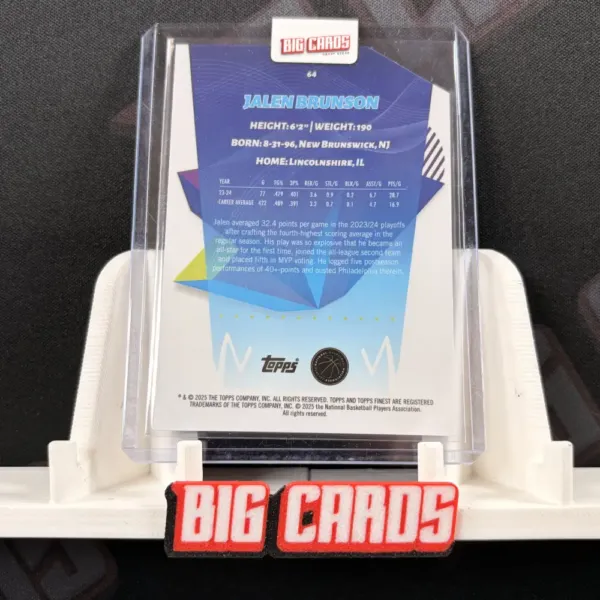 Jalen Brunson - Topps Finest NBA - obrazek 2