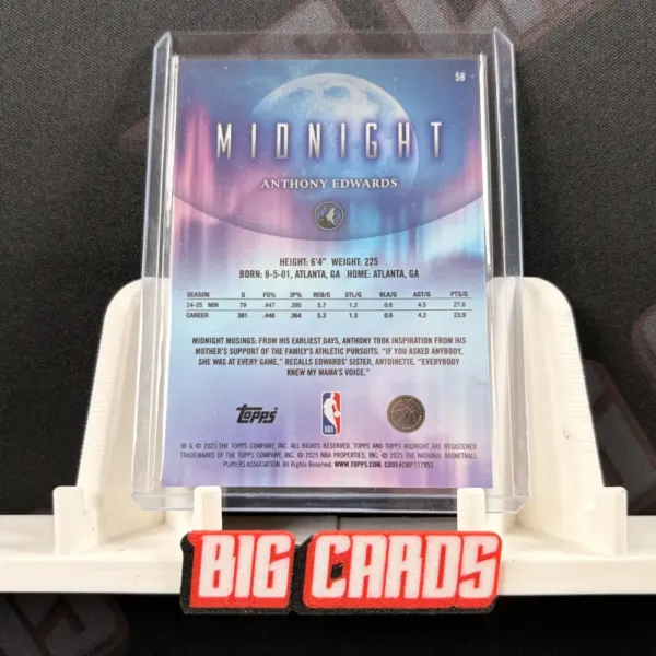 Anthony Edwards - Topps Midnight - obrazek 2