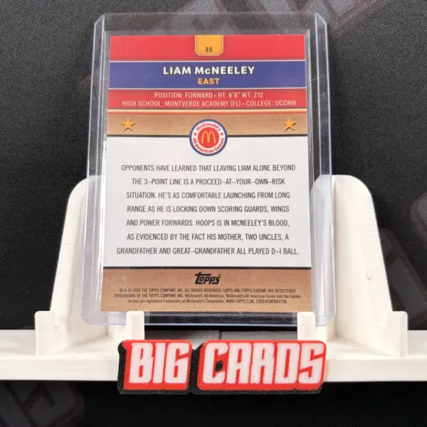 Liam McNeeley - Topps Chrome McDonald's All American - obrazek 2