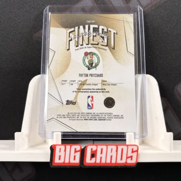 Payton Pritchard - Topps Finest Basketball - obrazek 2