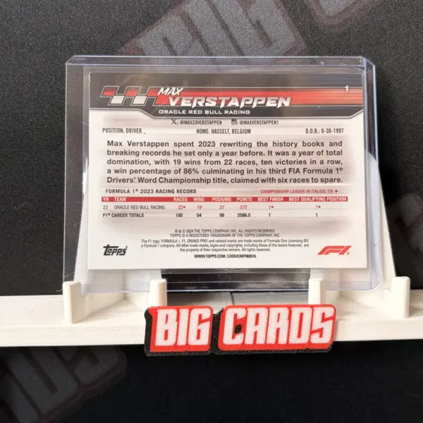 Max Verstappen - Topps F1 - obrazek 2