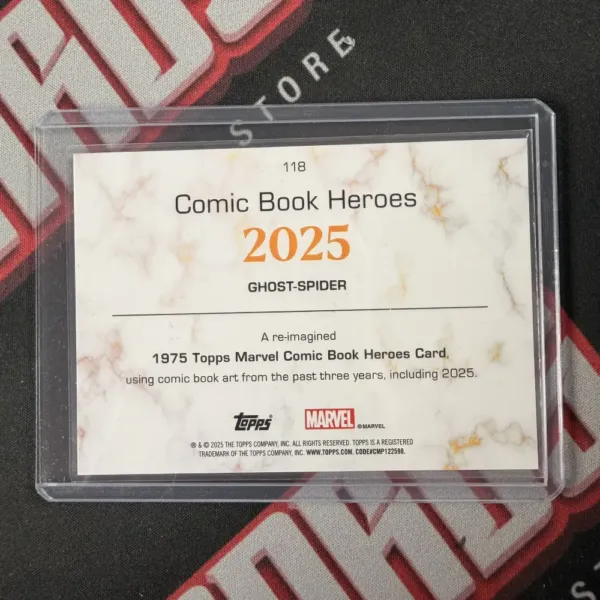 Ghost-Spider - 1975 Topps Marvel Comic Book Heroes - obrazek 2