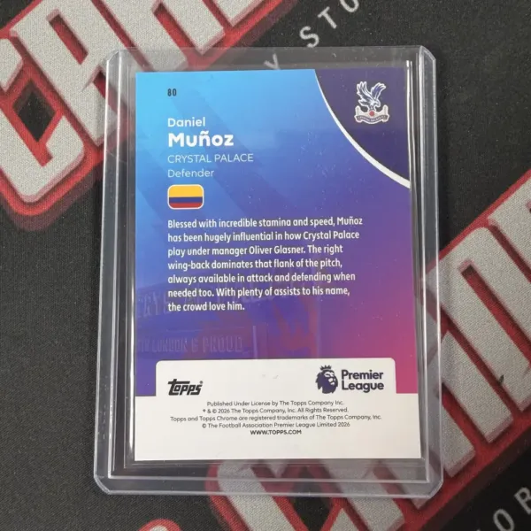 Daniel Munoz - Topps Chrome Premier League - obrazek 2