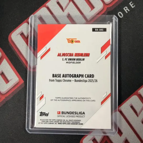 Aljoscha Kemlein - Topps Chrome Bundesliga - obrazek 2