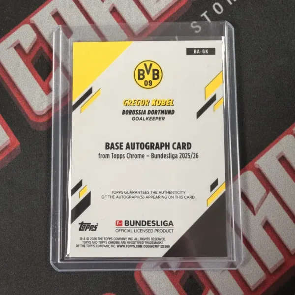 Gregor Kobel - Topps Chrome Bundesliga - obrazek 2