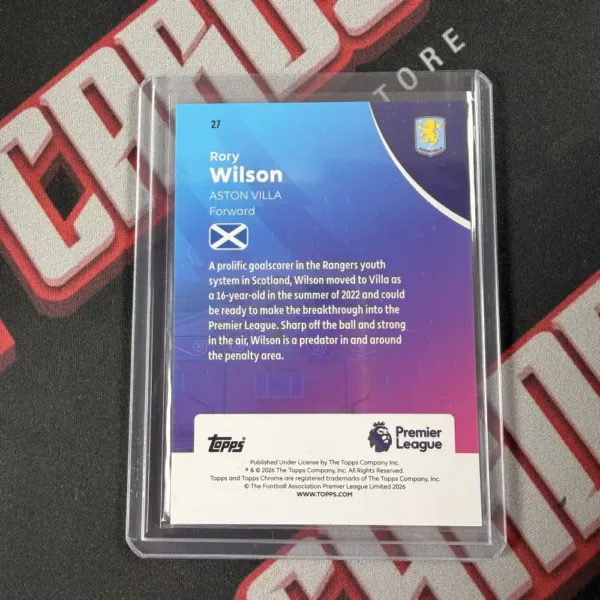 Rory Wilson - Topps Chrome Premier League - obrazek 2
