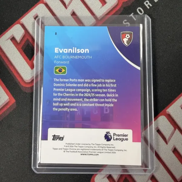 Evanilson - Topps Chrome Premier League - obrazek 2