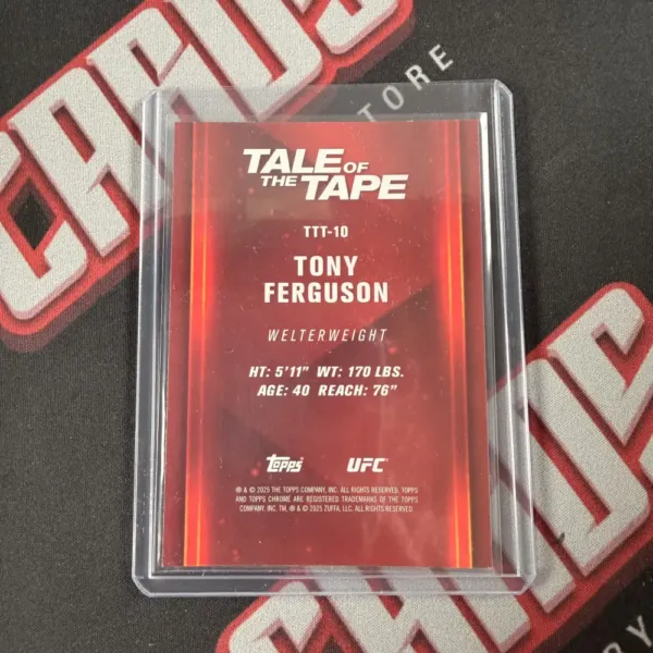 Tony Ferguson - Topps Chrome UFC - obrazek 2