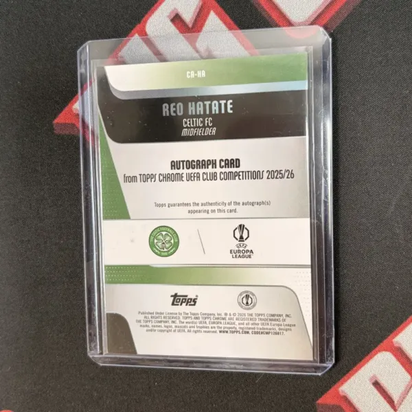 Reo Hatate - Topps Chrome UEFA Club Competitions 2025/26 - obrazek 2