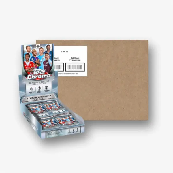 2025-26 Topps Chrome UEFA Club Competitions 12x Hobby Box Full Case Break #729 - obrazek 2