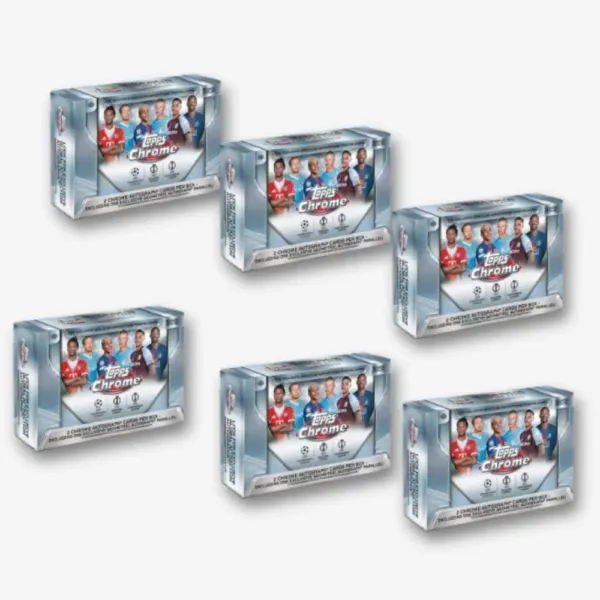 2025-26 Topps Chrome UEFA Club Competitions 6x Breakers Delight Box Full Case Break #730 - obrazek 2